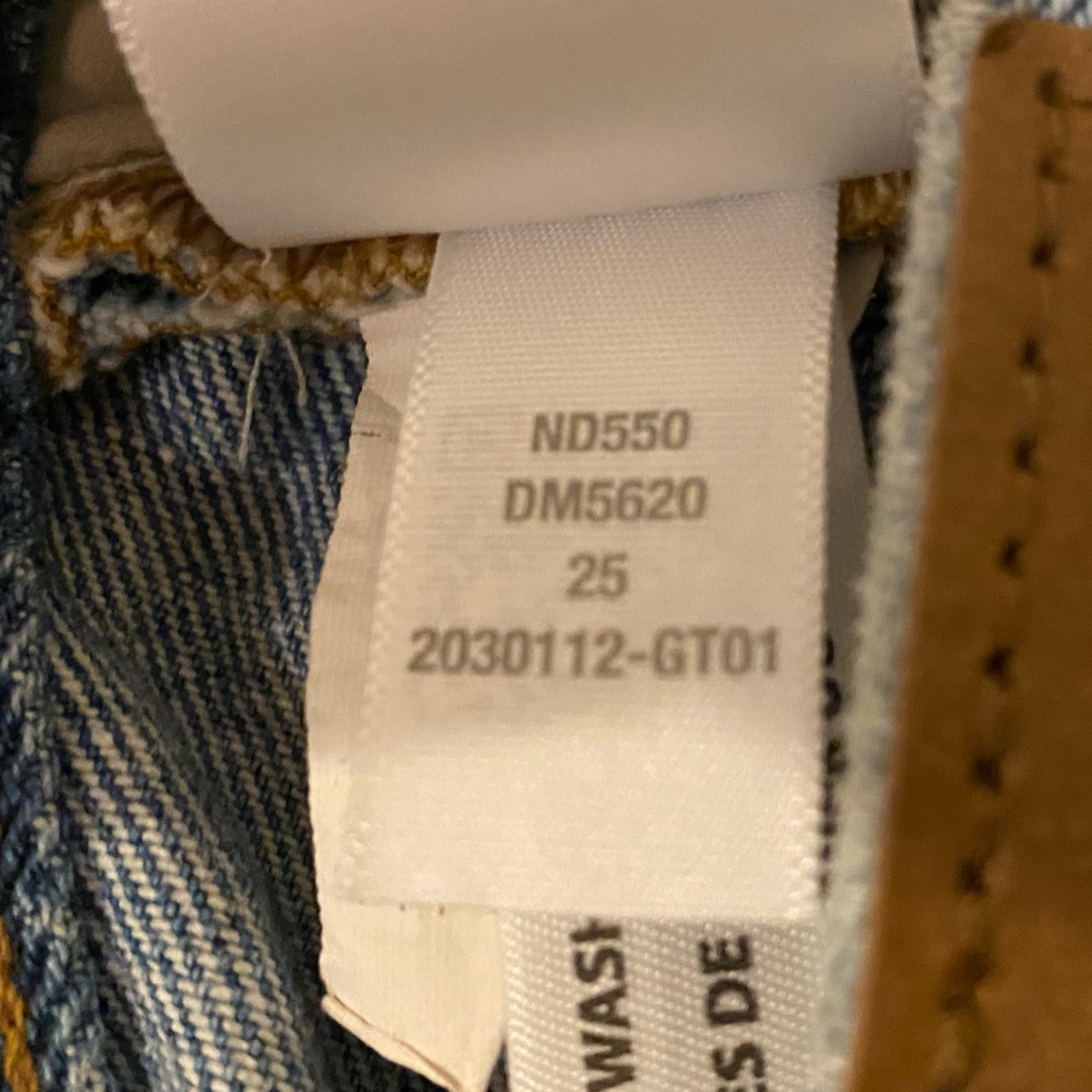 MADEWELL Baggy Straight Jeans in Earlhurst Wash: Ripped Edition nd550 - Picture 10 of 11